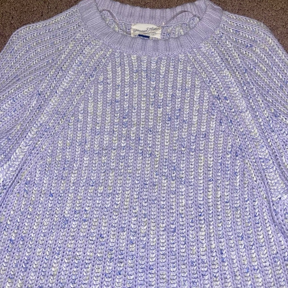 Lavender Knit Sweater - Picture 4 of 6